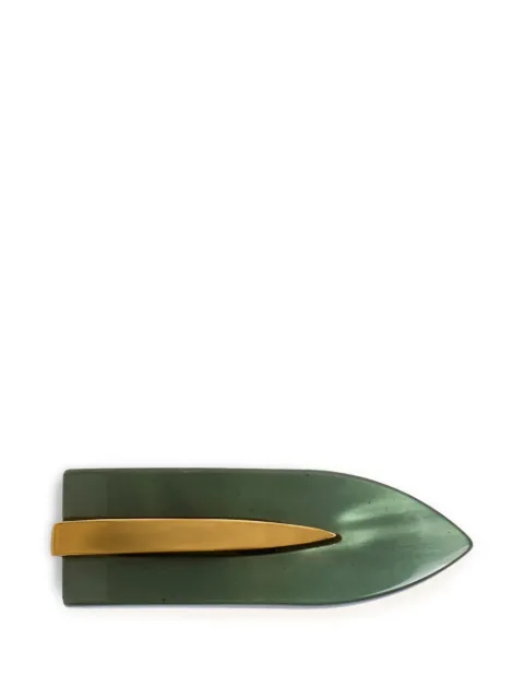 La DoubleJ Salon hair clip Green CLI0002POL008SOLIDGR08