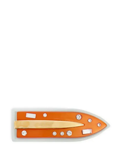 La DoubleJ Jazzy hair clip Orange CLI0001POL008SOLIDOR02