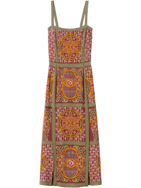La DoubleJ Martini midi dress Orange DRE0673VIS011ECL05YE02