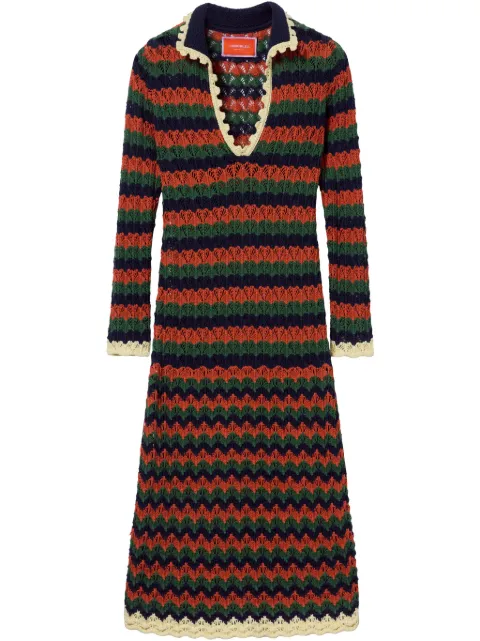 La DoubleJ Perry knit midi dress Orange DRE0877KNI149VA337MU01
