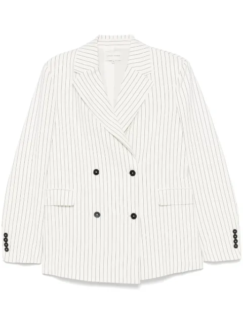 LouLou de Saison striped blazer White FEDORA
