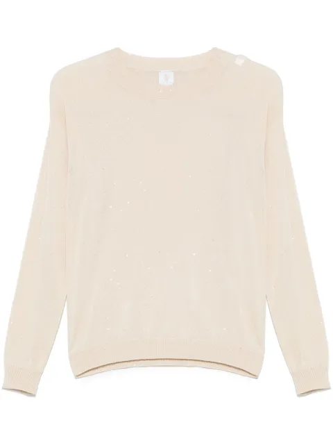 Eleventy sequined sweater Neutrals K86MAGK13MAG0K053