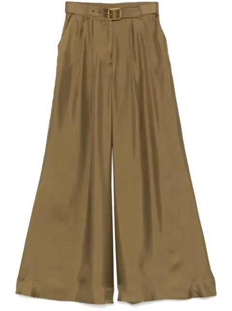 ZIMMERMANN Crush trousers Green 0606PR251