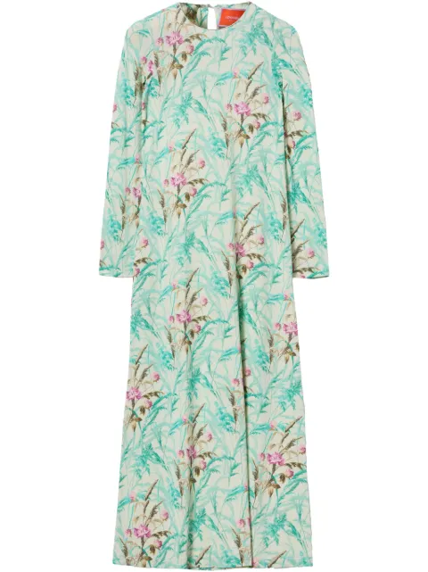 La DoubleJ Swing midi dress Green DRE0831JER027HEA01GR11