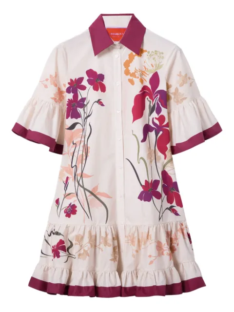 La DoubleJ Choux mini dress White DRE0205COT015CRS01WH04