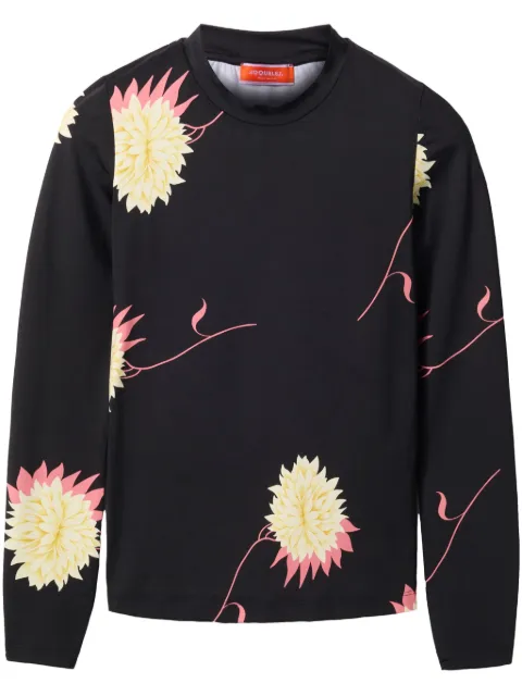 La DoubleJ Crew T-Shirt Black TOP0024JER005DER01BL01