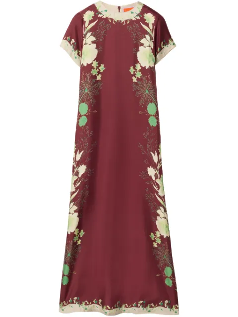 La DoubleJ Swing midi dress Red DRE0128SIL006WOD01RE02