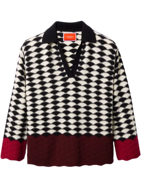 La DoubleJ Lounge sweater Black PUL0259KNI155VA351BL03