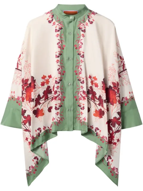 La DoubleJ Foulard shirt White SHI0059SIL006WOD01GR08