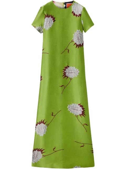 La DoubleJ Swing midi dress Green DRE0001JCQ108DER02GR09