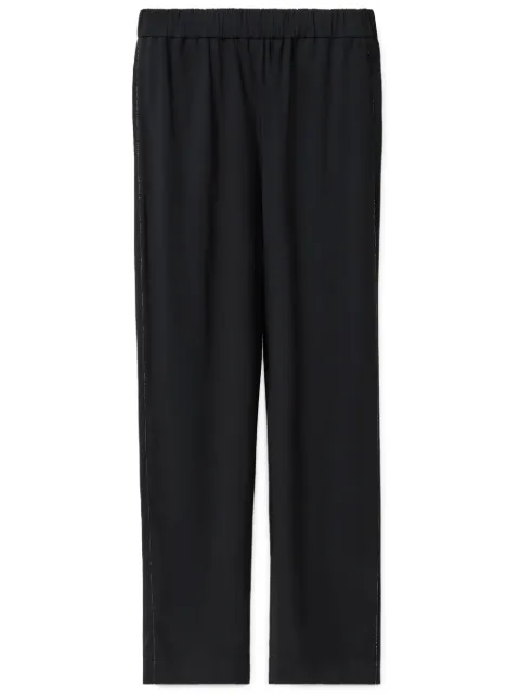 Fabiana Filippi beaded-trim trousers Blue PAD275F827L2350000