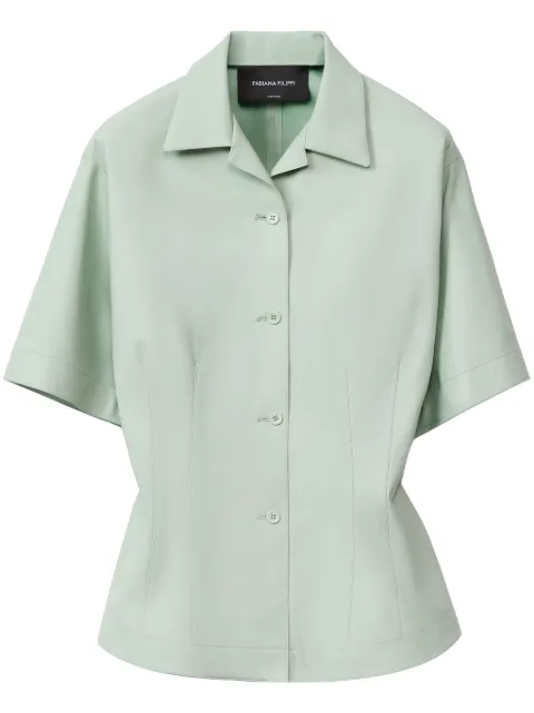 Fabiana Filippi fitted-waist shirt Green PLD275F676D7510000