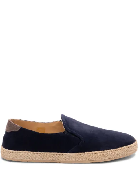 Brunello Cucinelli suede slip-on espadrilles Blue MZUSISI837CJF08