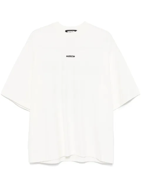 BARROW logo-print T-shirt White S5BWUATH010