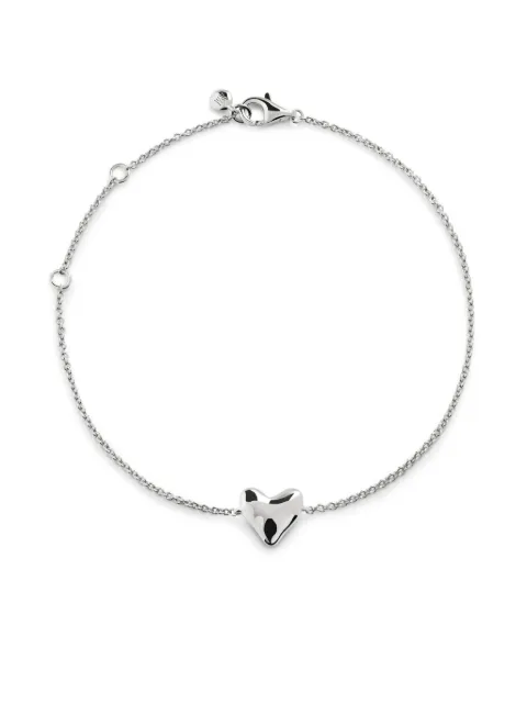 Monica Vinader heart chain bracelet Silver SSBLHARTNON
