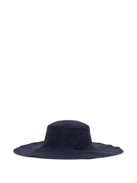 Vilebrequin frayed-edge wide-brim hat Blue ABAA19I0
