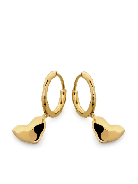 Monica Vinader Heart Drop earrings Gold GPEAHEAHNON