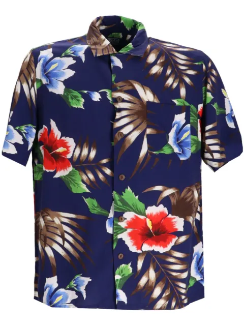 Polo Ralph Lauren floral-print shirt Blue 710957835001