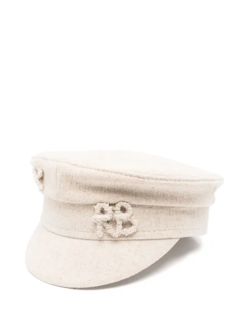 Ruslan Baginskiy logo-appliqué baker boy hat Neutrals KPC036PS25LNVBHRRB