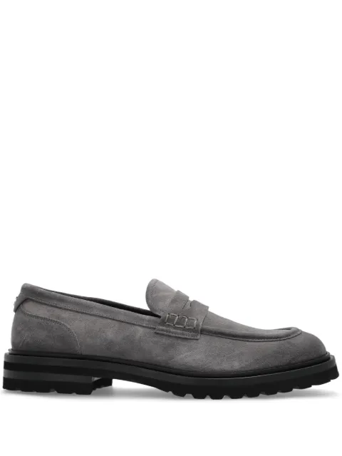 Dolce & Gabbana logo-plaque loafers Grey A30287AT441