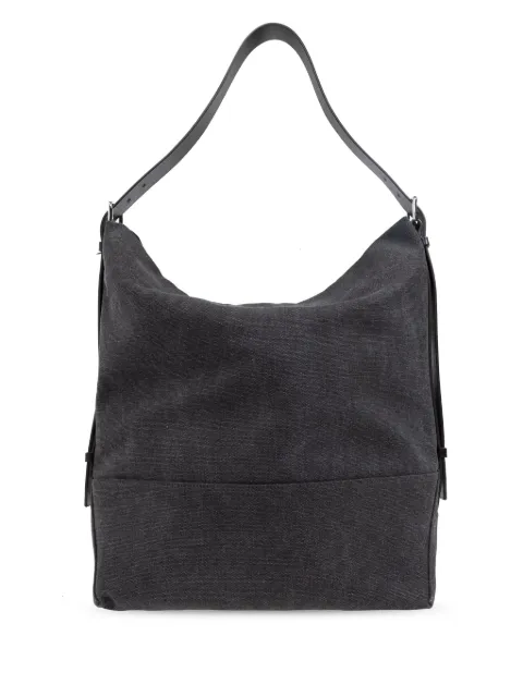 LEMAIRE belted tote bag in cotton canvas Grey BG0153LF1400