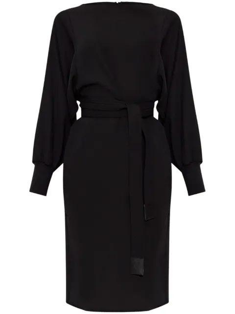 Emporio Armani belted dress Black EW000723AF12696