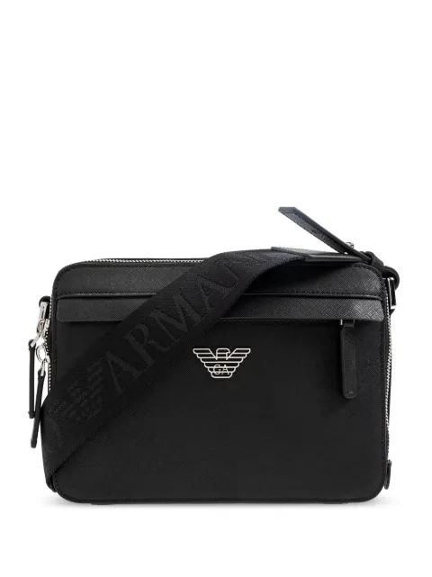 Emporio Armani Zippered messenger bag Black EM001186AF13805