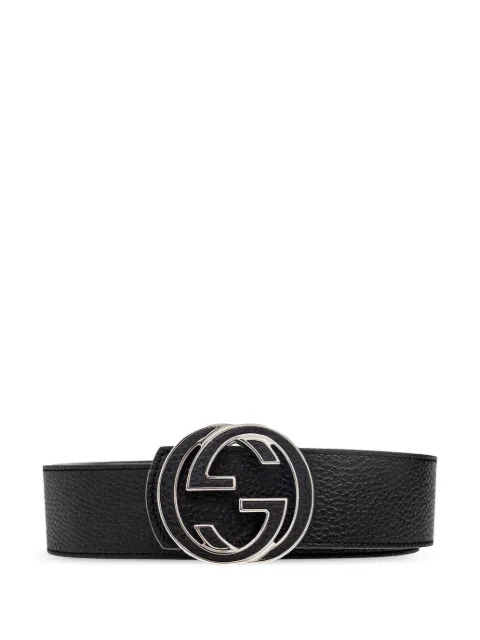 Gucci reversible Interlocking G belt Black 812273AAEB4
