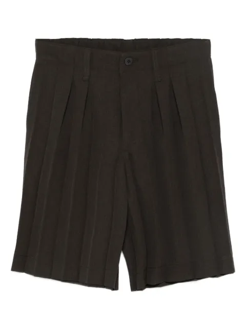 Homme Plissé Issey Miyake pleated shorts Brown HP57JM530