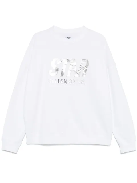 Golden Goose crew-neck sweatshirt White GUP01992P001802
