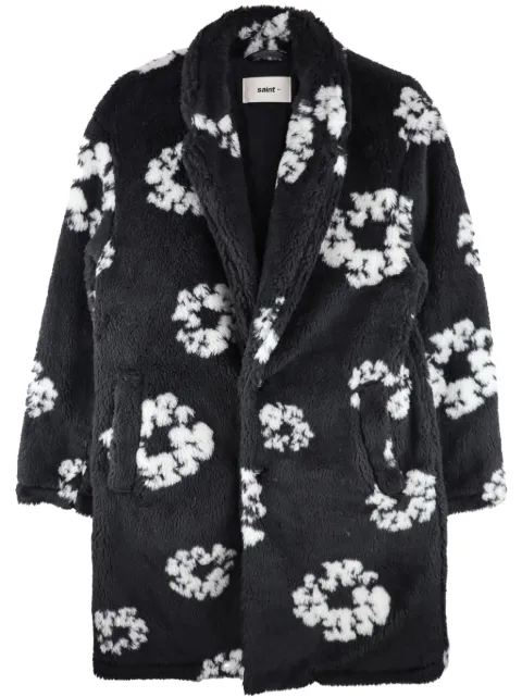 SAINT MXXXXXX x Denim Tears Wreath jacket Black SMYS10000C51