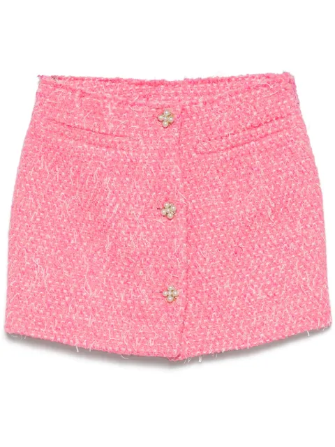VETEMENTS Deconstructed mini skirt Pink WA66SK440H