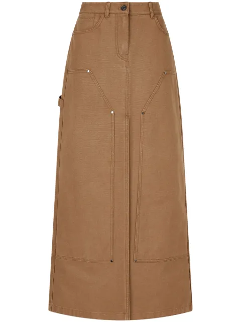 TOMBOY seam-detail maxi skirt Brown 9105132101