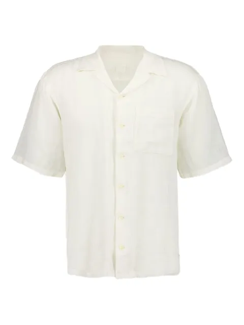 120% Lino linen shirt Neutrals 32ALIM19L30000115000