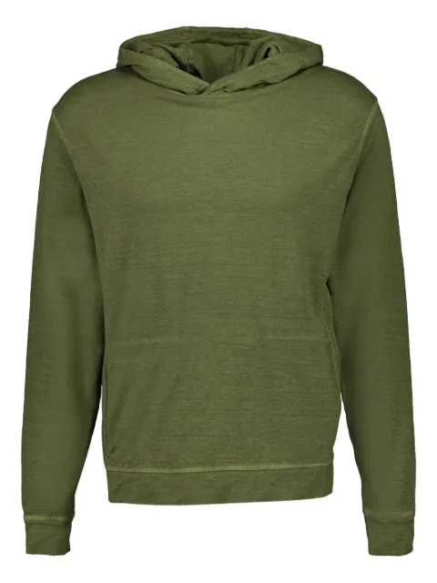 120% Lino linen-blend hoodie Green 32ALIM79GS000G309S01