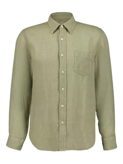 120% Lino linen shirt Green 32ALIM14250000115000