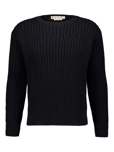 Marni ribbed-knit jumper Black GCMG0430A0UFC950