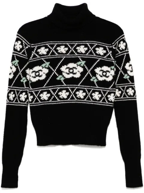 CHANEL Pre-Owned 1995 long sleeve jumper Black 95AP05576V0025194305