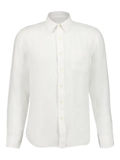 120% Lino linen shirt White 32ALIM14250000115000