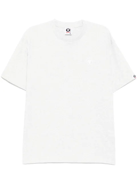 AAPE BY *A BATHING APE® logo-patch T-shirt Grey ATE1598XAO