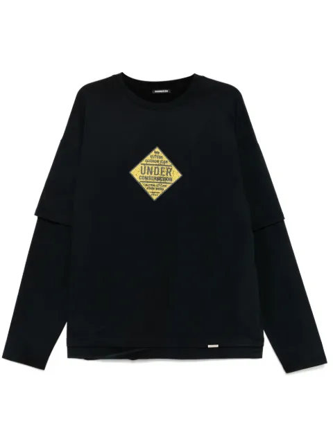 Ground Zero graphic-print T-shirt Black GZOLTXPTE0430