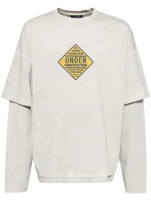 Ground Zero graphic-print T-shirt Grey GZOLTXPTE0430