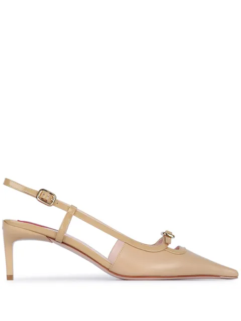 Roger Vivier 55mm Viv Canard pumps Neutrals RVW72237660CH5