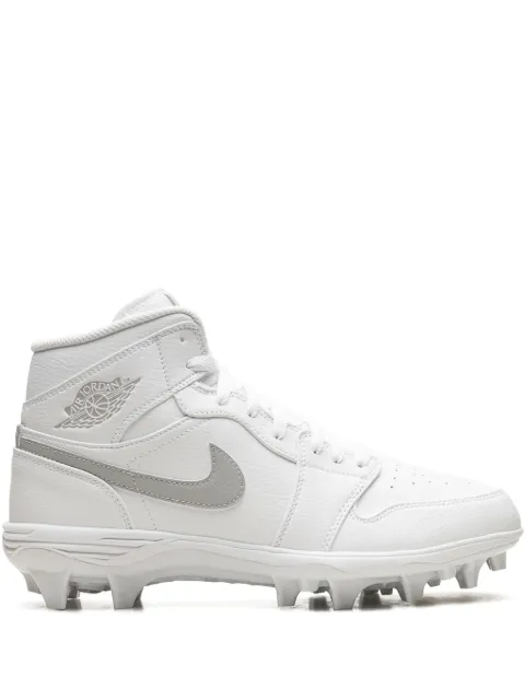Jordan Jordan 1 Mid "White Grey Fog" cleats White FJ6805101