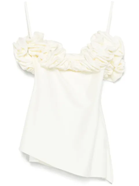 Coperni ruffled top White COPT79F5001