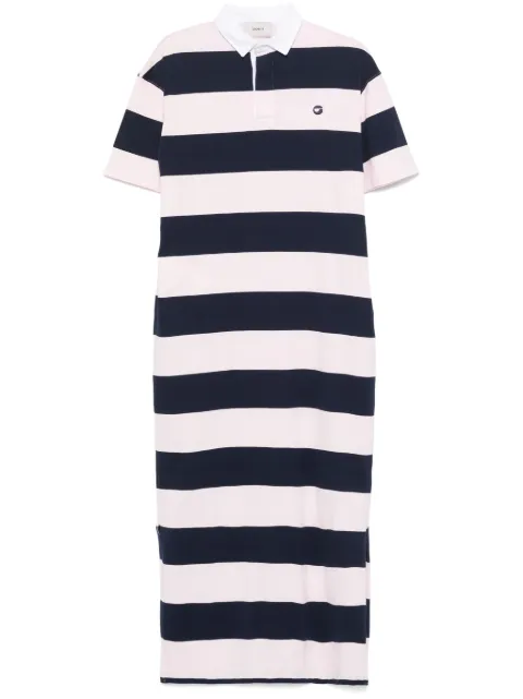Coperni striped polo maxi dress Pink COPJS120F5026