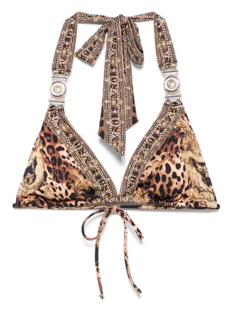 Camilla triangle bikini top Brown 00032318ERAOEMPS