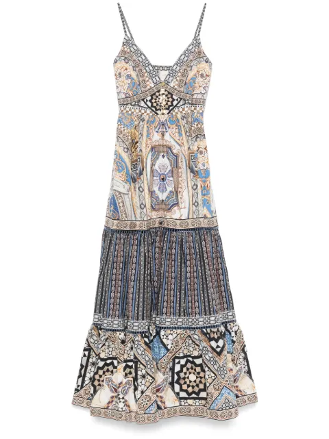 Camilla Make Me Your Mosaic maxi dress Neutrals 00032058MMYMOSAC