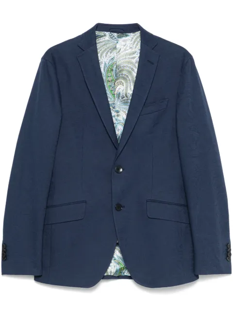 ETRO single-breasted blazer Blue MRCA000699TJ584