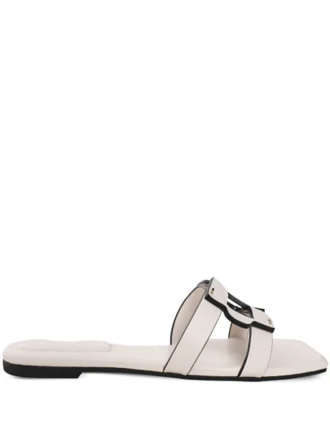 SIMKHAI leather slides Neutrals 224S018L